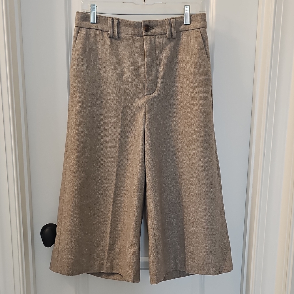 Banana Republic Beige Herringbone Pants
